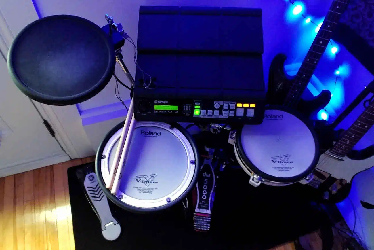small apartment electronic drum kit